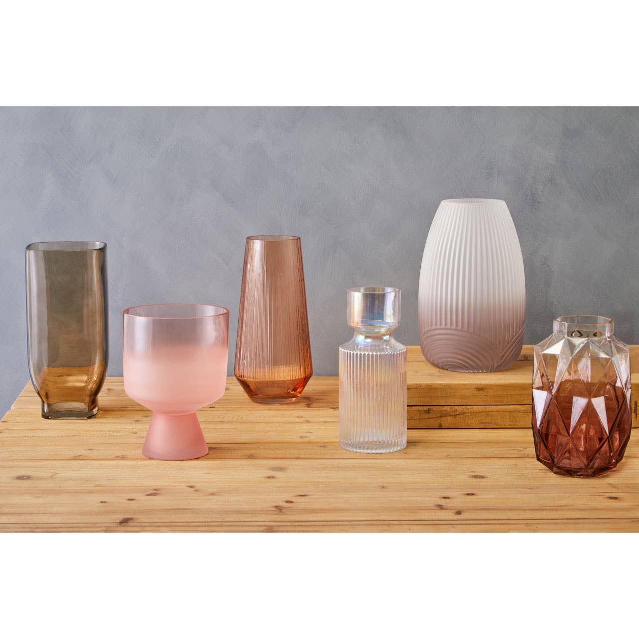 Emer Small Smoked Brown Vase