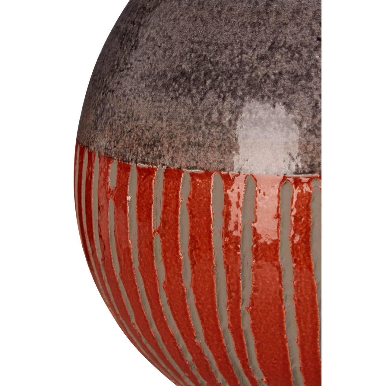 Nova Orange Earthenware Vase