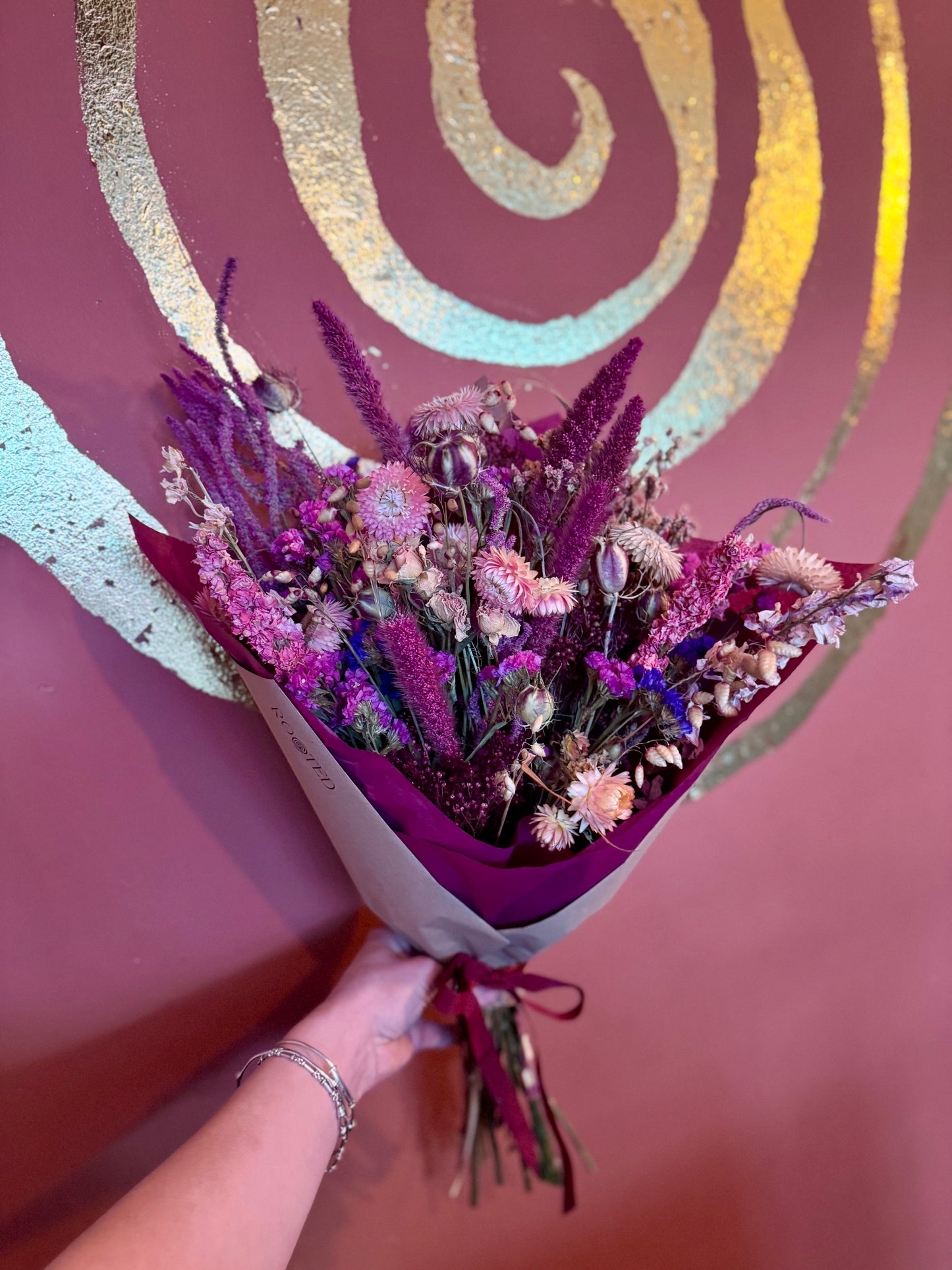 Everlasting Valentines Dried Bouquet Large