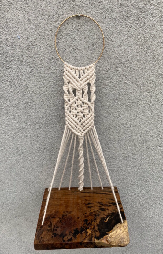 Macramé Hanging Shelf