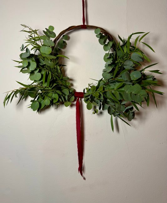 Eucalyptus Willow Wreath