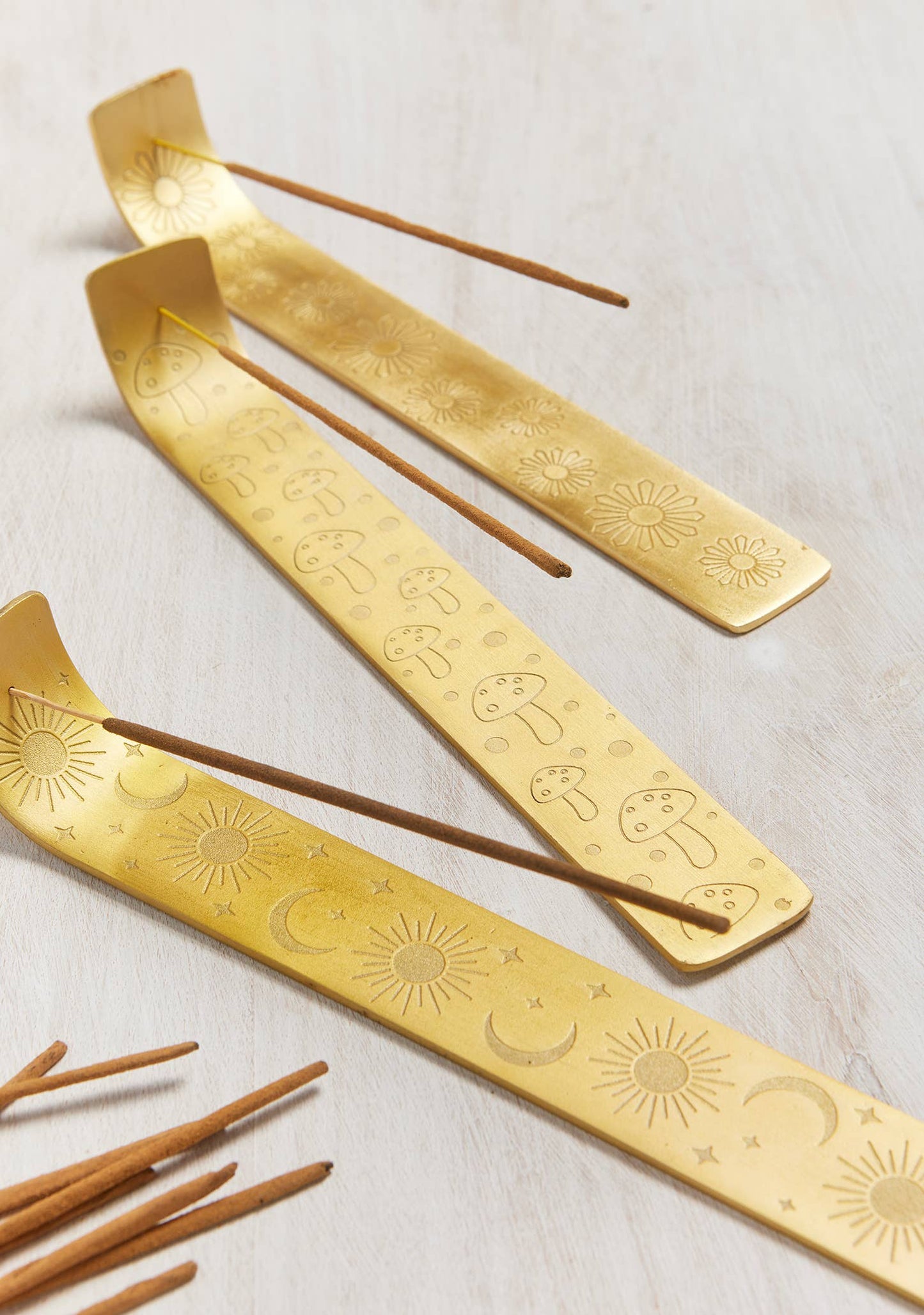 Gold Incense Holder, Aluminium