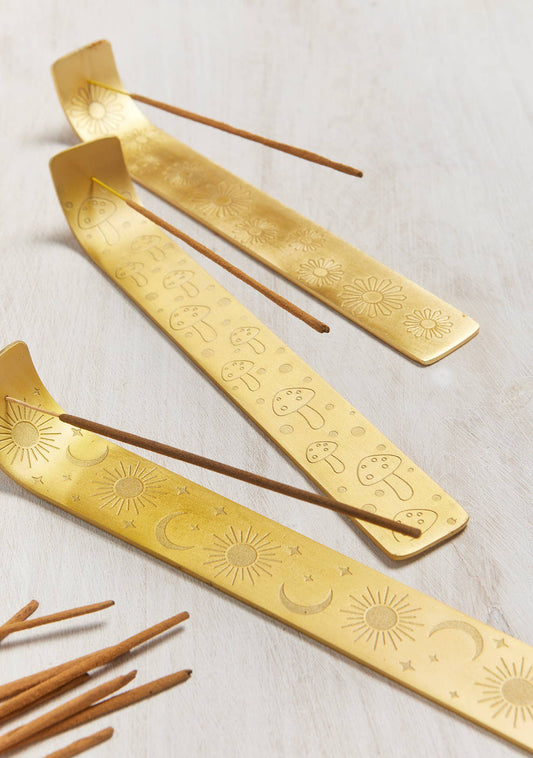 Gold Incense Holder, Aluminium