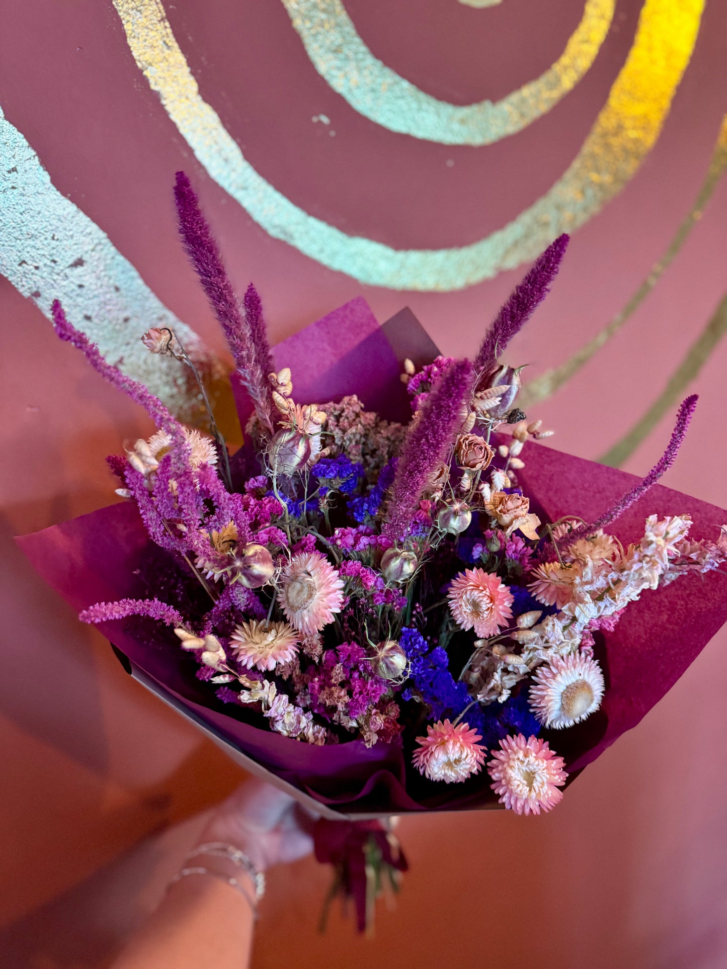 Everlasting Valentines Dried Bouquet Large