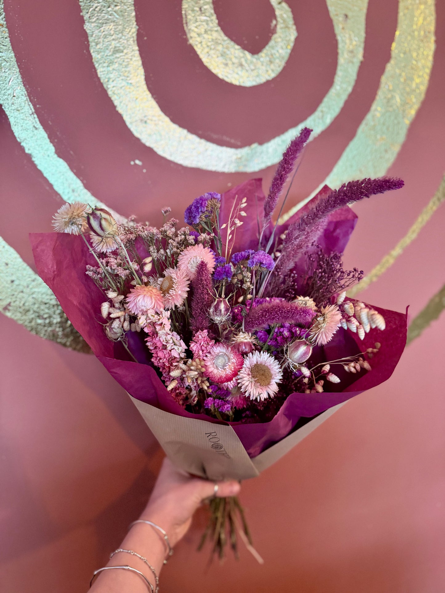 Everlasting Valentines Dried Bouquet