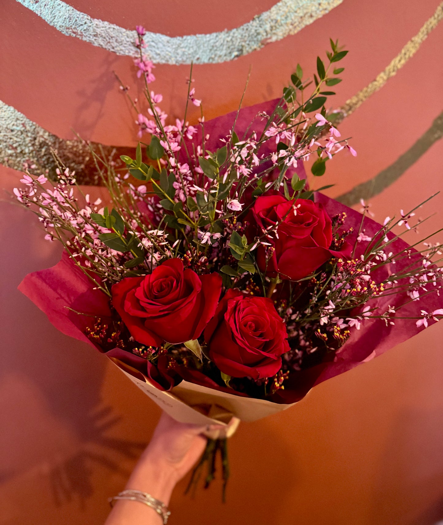 Valentines Bundle 3 - Fresh Flowers, Cacao, Card