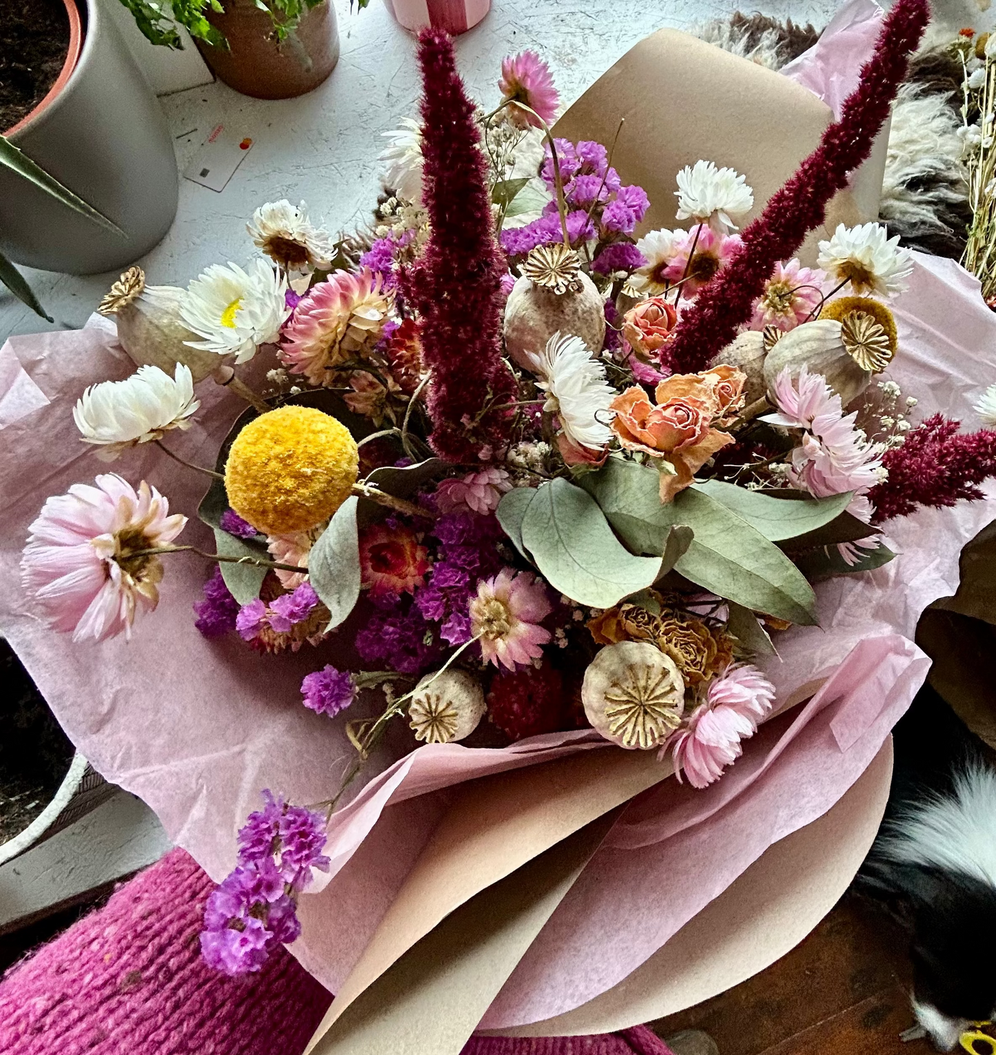 Small Dried Floral Bouquet