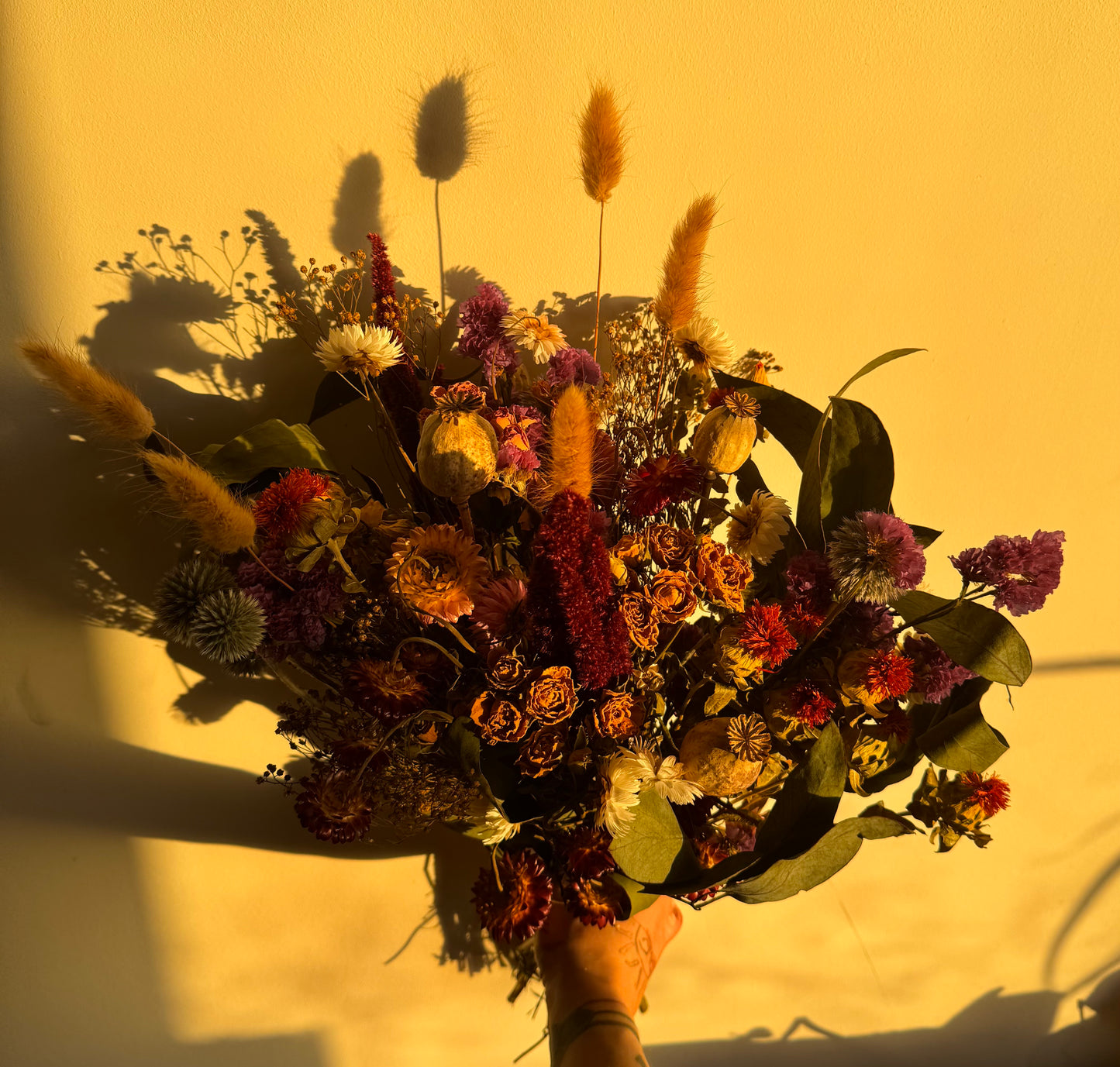 Large Dried Floral Bouquet
