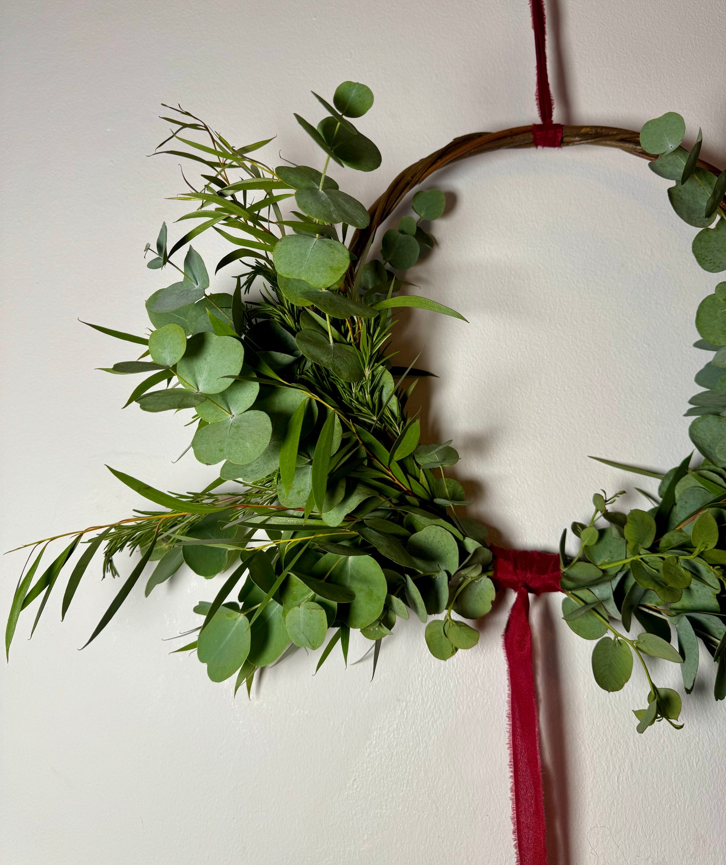 Eucalyptus Willow Wreath