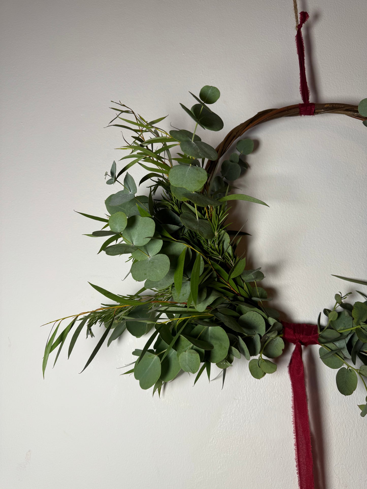 Eucalyptus Willow Wreath