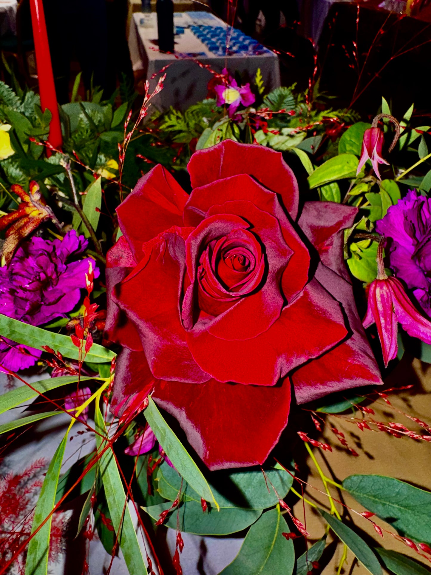 Red Velvet Rose Fresh Bouquet