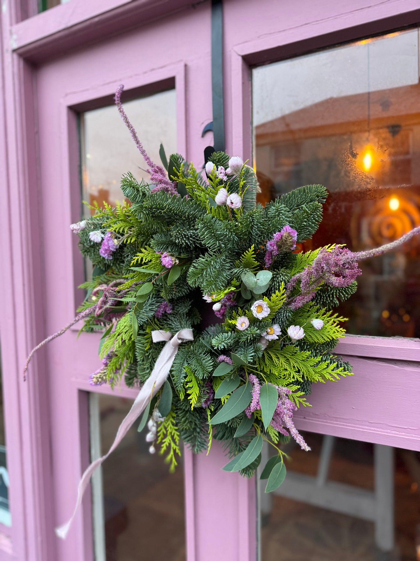 Small Pink Delight Wreath