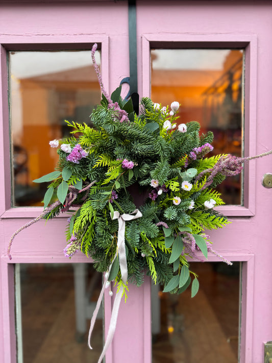 Small Pink Delight Wreath