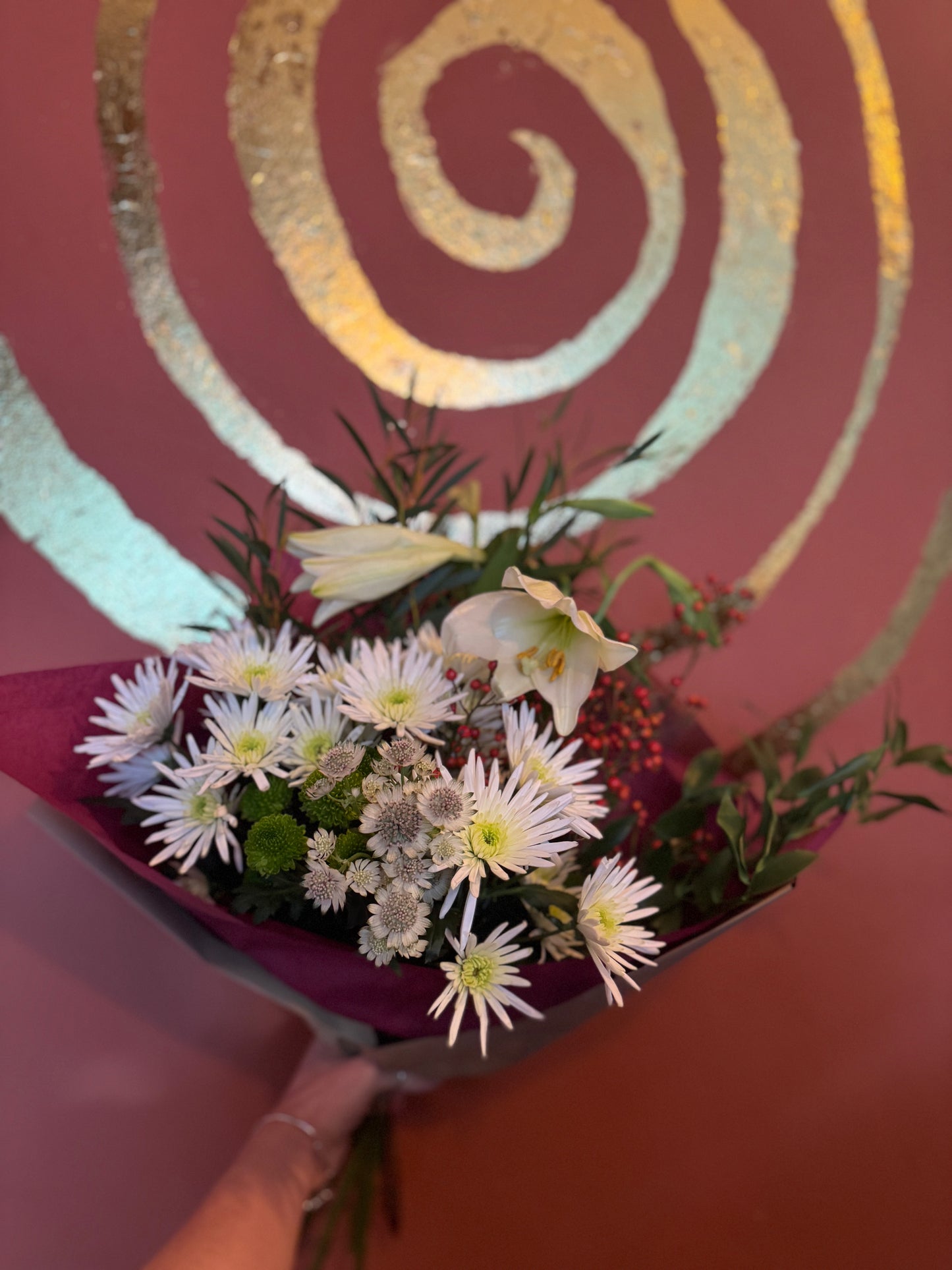 White Christmas Fresh Bouquet