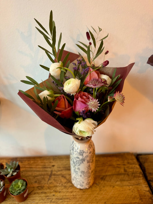 Fresh Rose & Ranunculus Bouquet