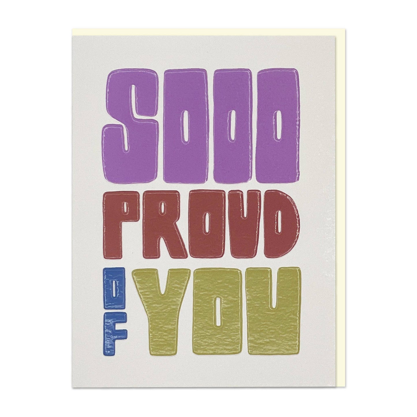 Sooo Proud Of You card