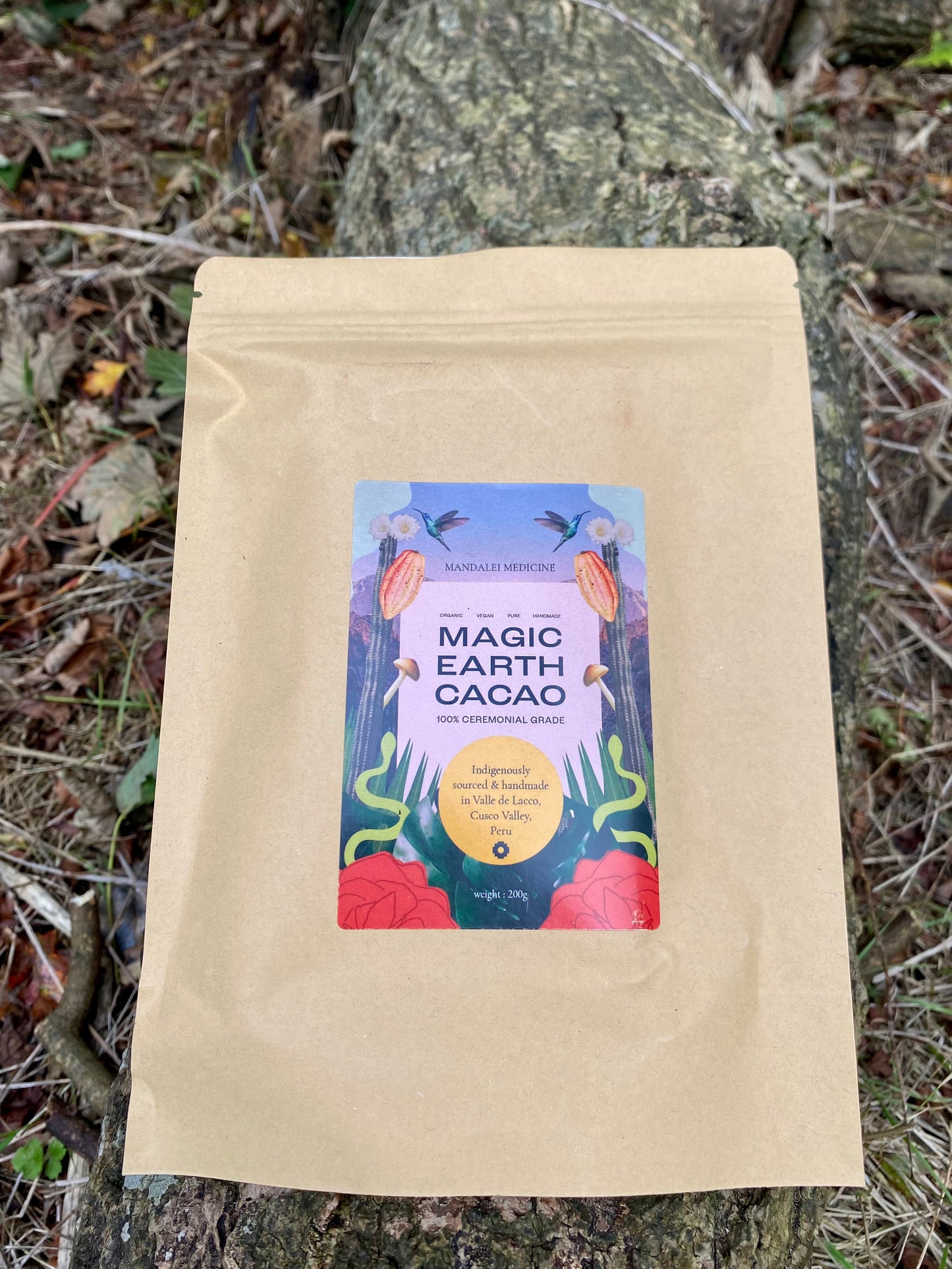 MAGIC EARTH PERUVIAN CEREMONIAL CACAO - 1/2 Pound